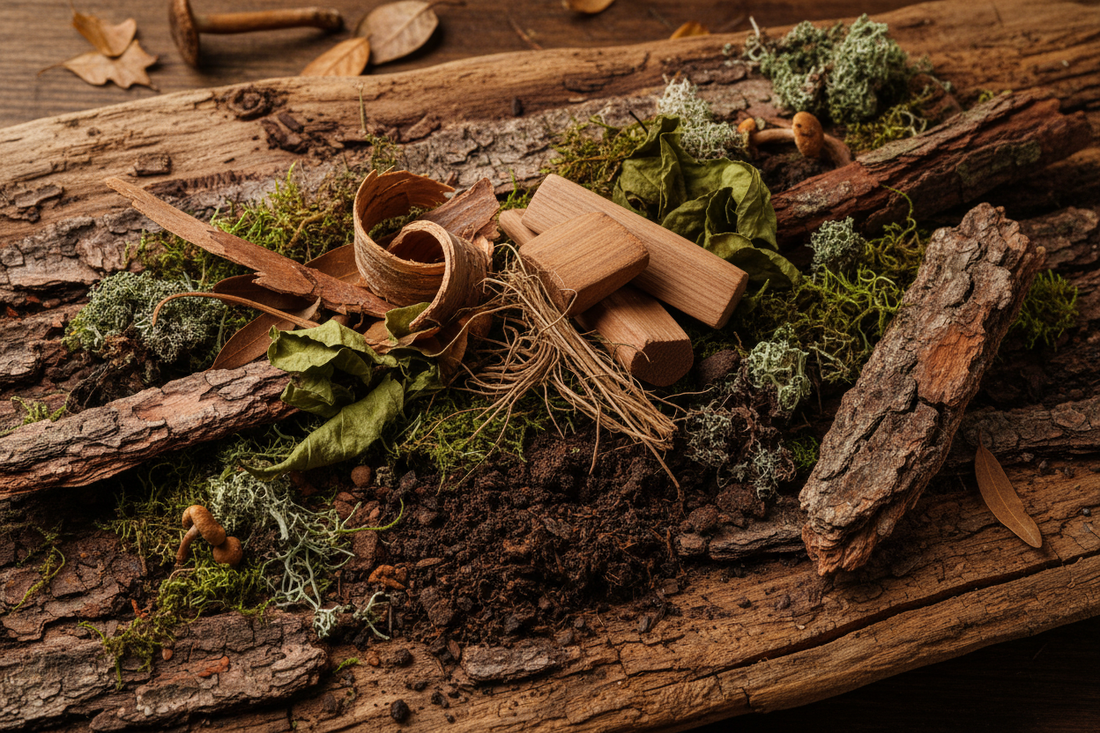 earthy woody olfactory family elements